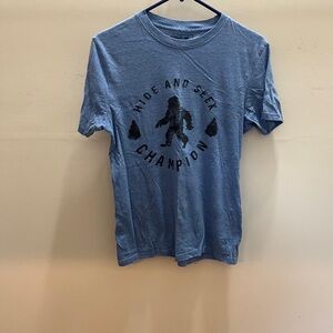 Crazy Dog T-Shirts Heather Blue Tee